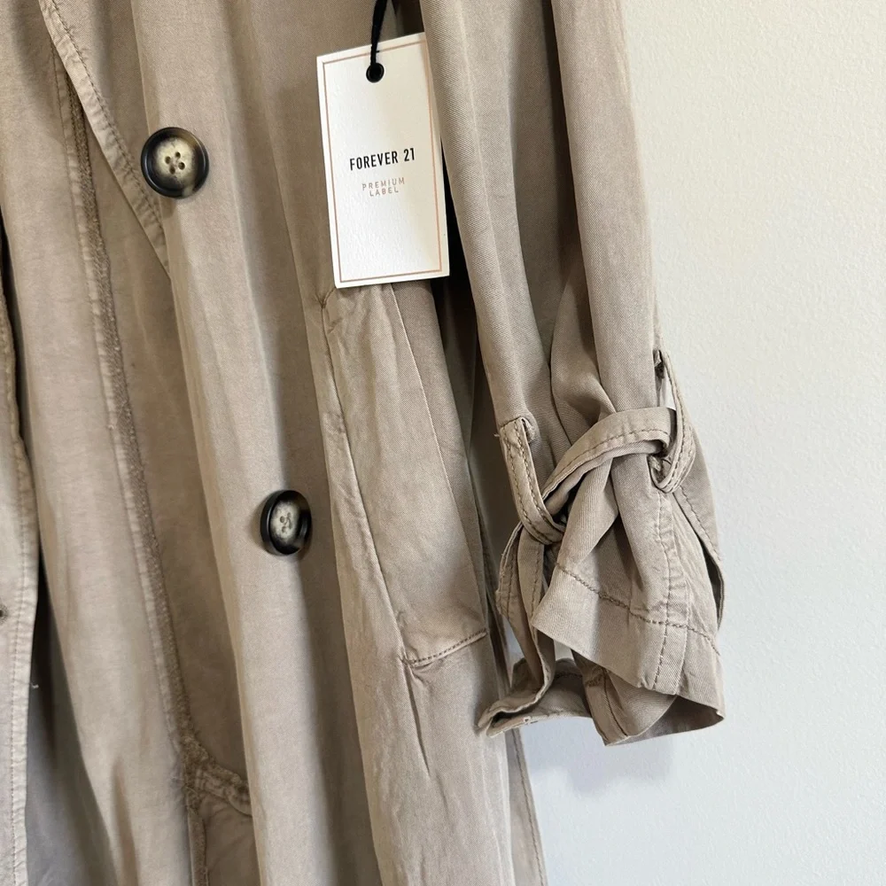 Forever 21 Trench Coat - Picture 4 of 4